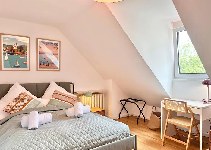 Snug 6 - Ruhige Toplage Seeblick Maisonette Design-wohnung I 3-zimmer I Zentral * Starnberg